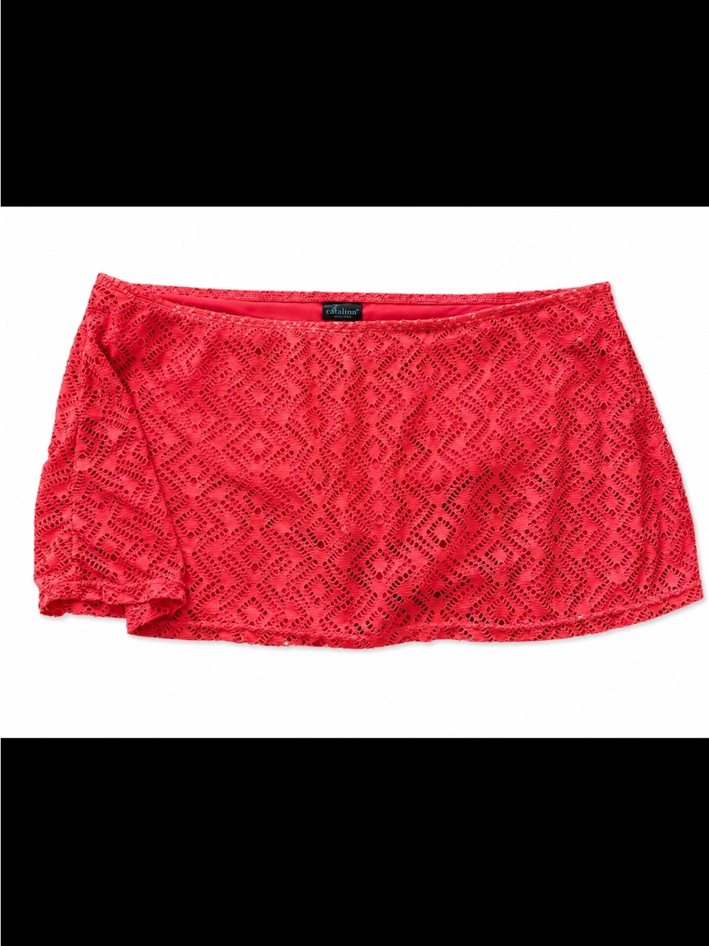 Catalina Coral Crochet Swim Skirt